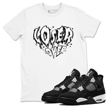4s White Thunder shirts to match jordans Melting Loser Lover sneaker match tees Air Jordan 4 White Thunder SNRT Sneaker Release Tees unisex cotton White 1 crew neck shirts