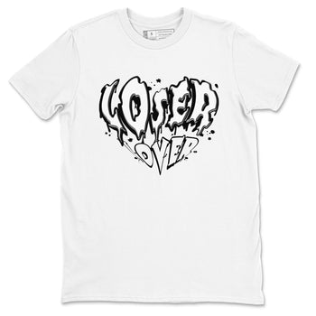 4s White Thunder shirts to match jordans Melting Loser Lover sneaker match tees Air Jordan 4 White Thunder SNRT Sneaker Release Tees unisex cotton White 2 crew neck shirts