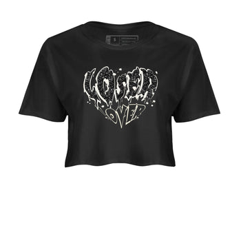 5s Sail shirt to match jordans Melting Loser Lover sneaker tees Air Jordan 5 Sail SNRT Sneaker Release Tees Black 2 crop length shirt