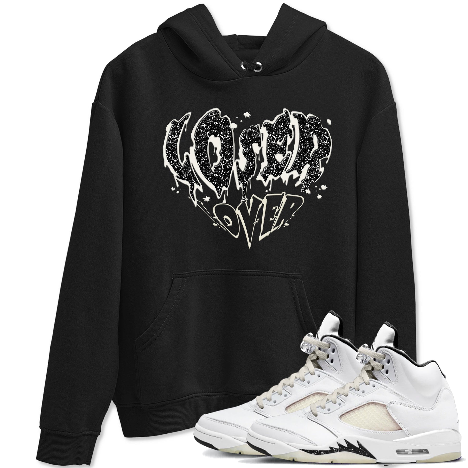 5s Sail shirt to match jordans Melting Loser Lover sneaker tees Air Jordan 5 Sail SNRT Sneaker Release Tees unisex cotton Black 1 crew neck shirt