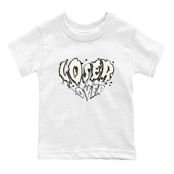 5s Sail shirt to match jordans Melting Loser Lover sneaker tees Air Jordan 5 Sail SNRT sneaker release tees baby toddler White 2 cotton Shirt
