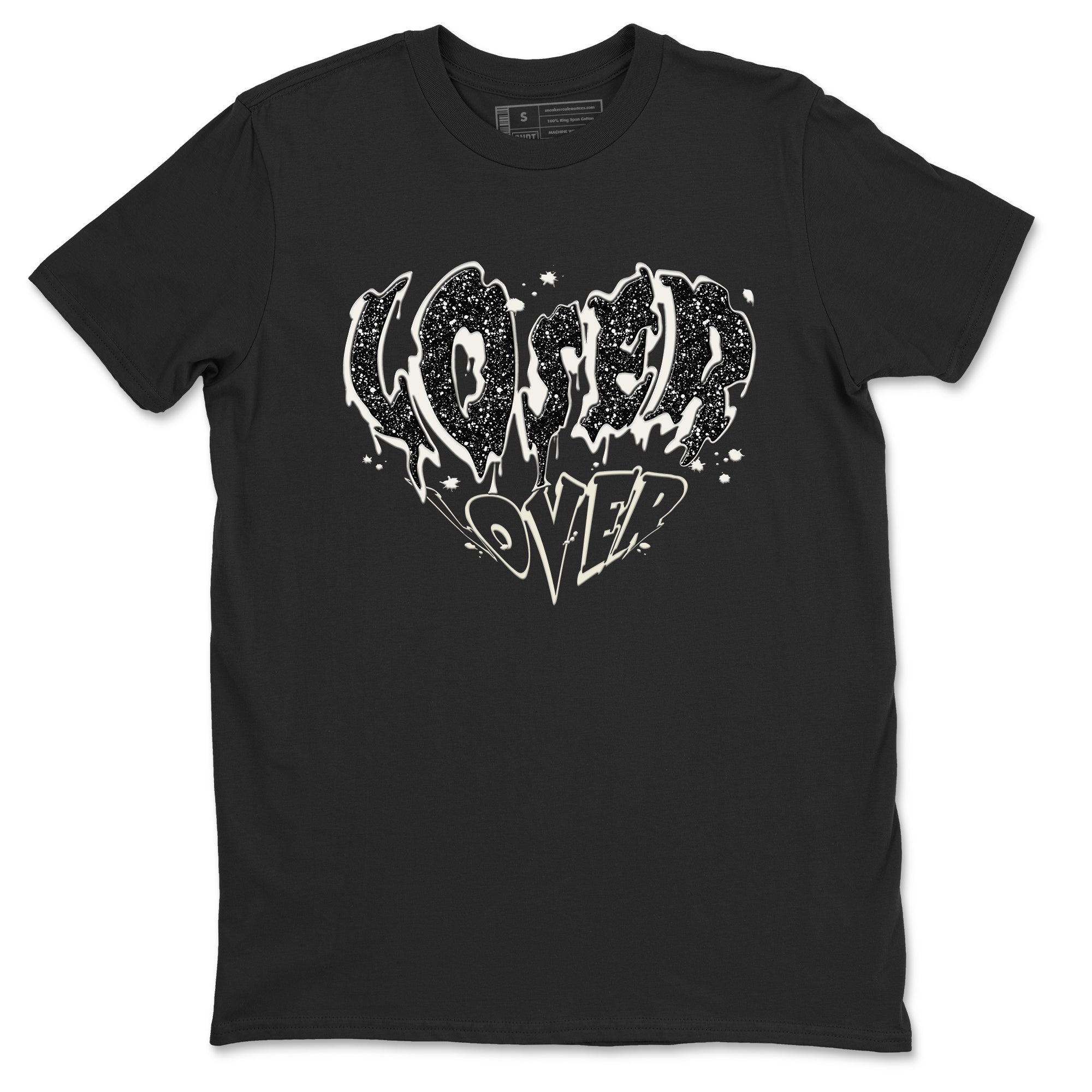 5s Sail shirt to match jordans Melting Loser Lover sneaker tees Air Jordan 5 Sail SNRT Sneaker Release Tees unisex cotton Black 2 crew neck shirt