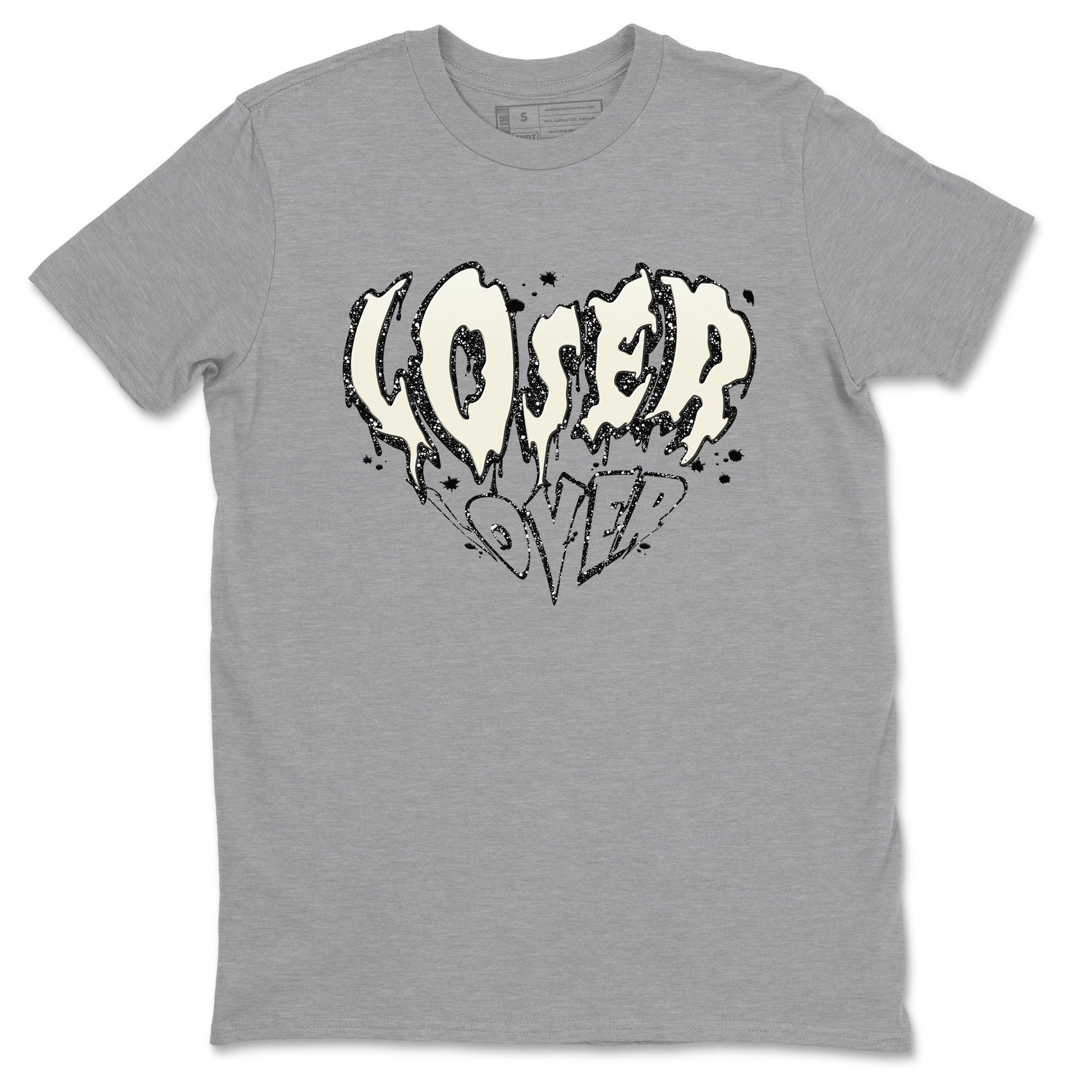 5s Sail shirt to match jordans Melting Loser Lover sneaker tees Air Jordan 5 Sail SNRT Sneaker Release Tees unisex cotton Heather Grey 2 crew neck shirt
