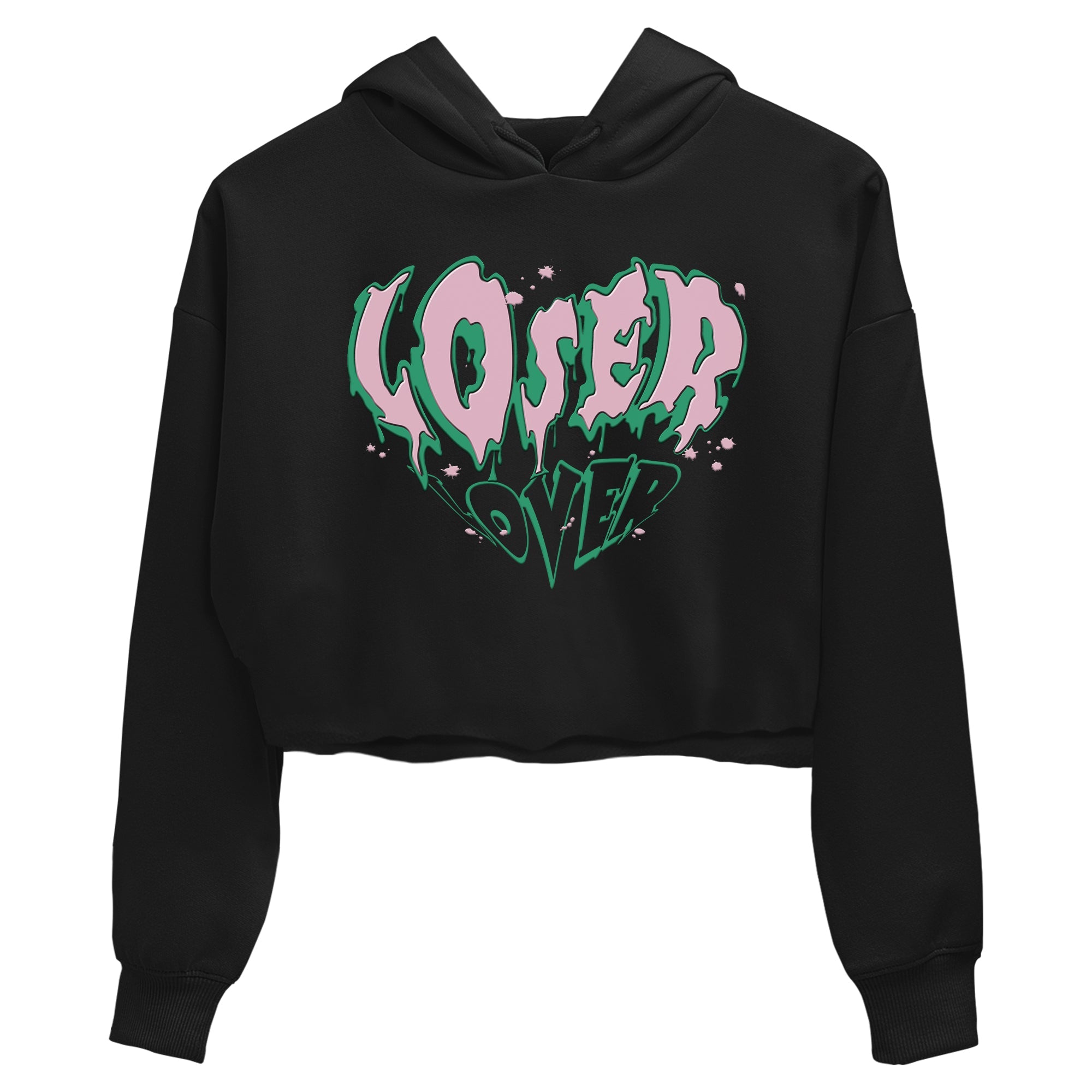 Dunk Low Medium Soft Pink Malachite shirt to match jordans Melting Loser Lover sneaker tees Dunk Medium Soft Pink Malachite SNRT Sneaker Release Tees Black 2 crop length shirt