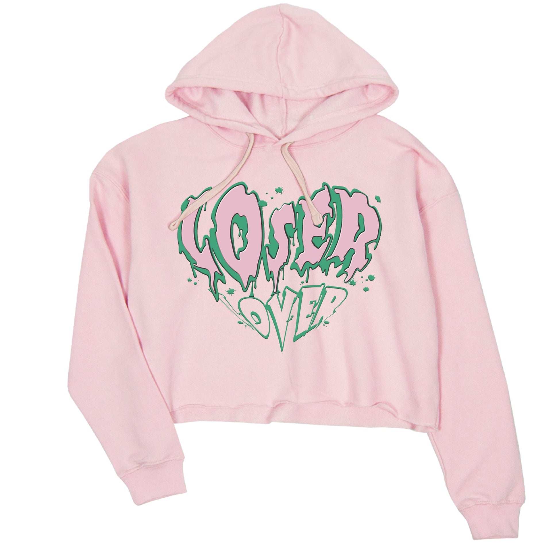 Dunk Low Medium Soft Pink Malachite shirt to match jordans Melting Loser Lover sneaker tees Dunk Medium Soft Pink Malachite SNRT Sneaker Release Tees Pink 2 crop length shirt