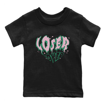Dunk Low Medium Soft Pink Malachite shirt to match jordans Melting Loser Lover sneaker tees Dunk Retro SE Medium Soft Pink Malachite SNRT sneaker release tees baby toddler Black 2 cotton Shirt