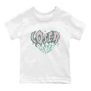 Dunk Low Medium Soft Pink Malachite shirt to match jordans Melting Loser Lover sneaker tees Dunk Retro SE Medium Soft Pink Malachite SNRT sneaker release tees baby toddler White 2 cotton Shirt