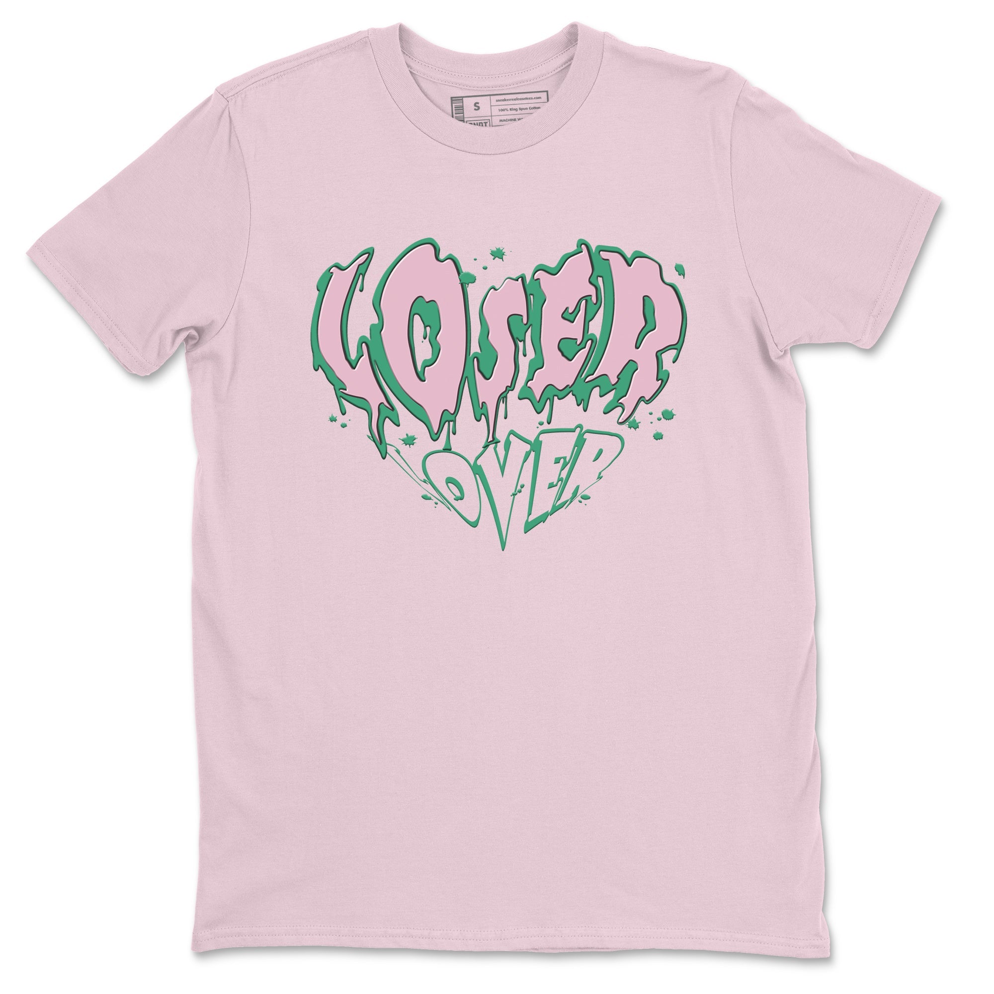 Dunk Low Medium Soft Pink Malachite shirt to match jordans Melting Loser Lover sneaker tees Dunk Retro SE Medium Soft Pink Malachite SNRT Sneaker Release Tees unisex cotton Pink 2 crew neck shirt