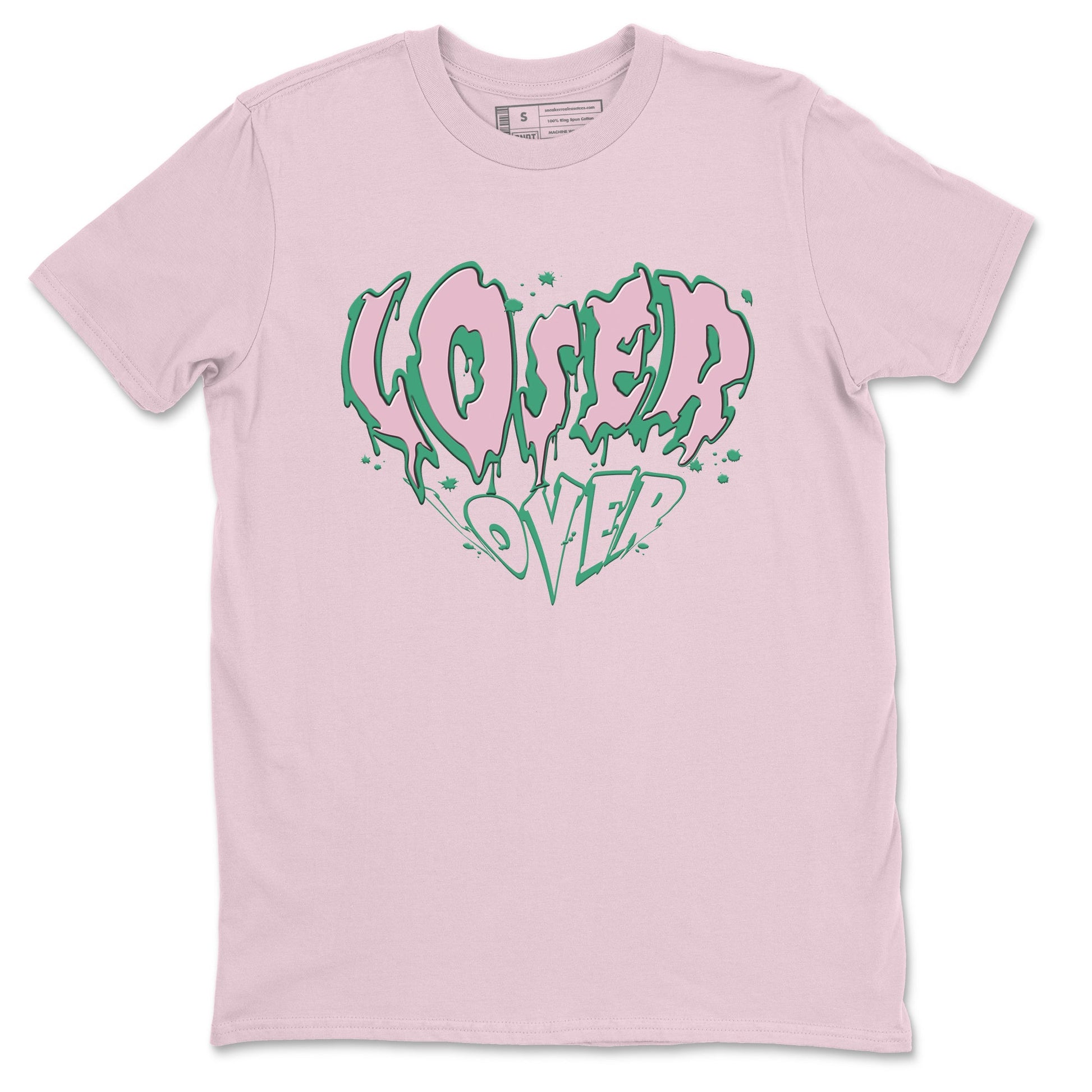 Dunk Low Medium Soft Pink Malachite shirt to match jordans Melting Loser Lover sneaker tees Dunk Retro SE Medium Soft Pink Malachite SNRT Sneaker Release Tees unisex cotton Pink 2 crew neck shirt