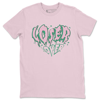 Dunk Low Medium Soft Pink Malachite shirt to match jordans Melting Loser Lover sneaker tees Dunk Retro SE Medium Soft Pink Malachite SNRT Sneaker Release Tees unisex cotton Pink 2 crew neck shirt