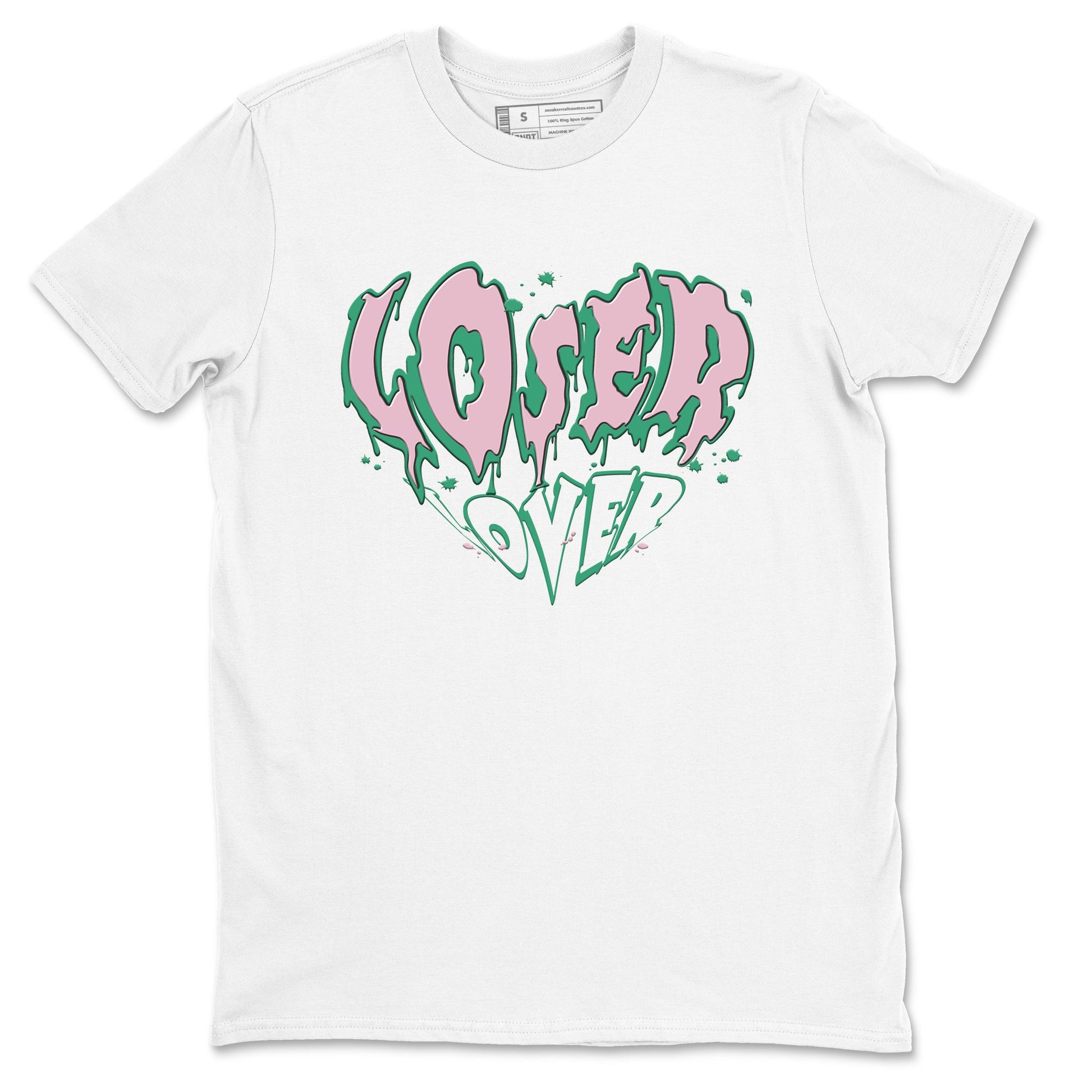 Dunk Low Medium Soft Pink Malachite shirt to match jordans Melting Loser Lover sneaker tees Dunk Retro SE Medium Soft Pink Malachite SNRT Sneaker Release Tees unisex cotton White 2 crew neck shirt