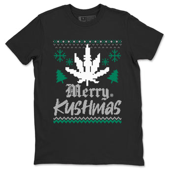 4s Oxidized Green t-shirts to match sneakers Merry Kushmas sneaker match tees Jordan 4 Retro Oxidized Green match shoes to clothes SNRT Sneaker Tees unisex cotton Black 2 shirts