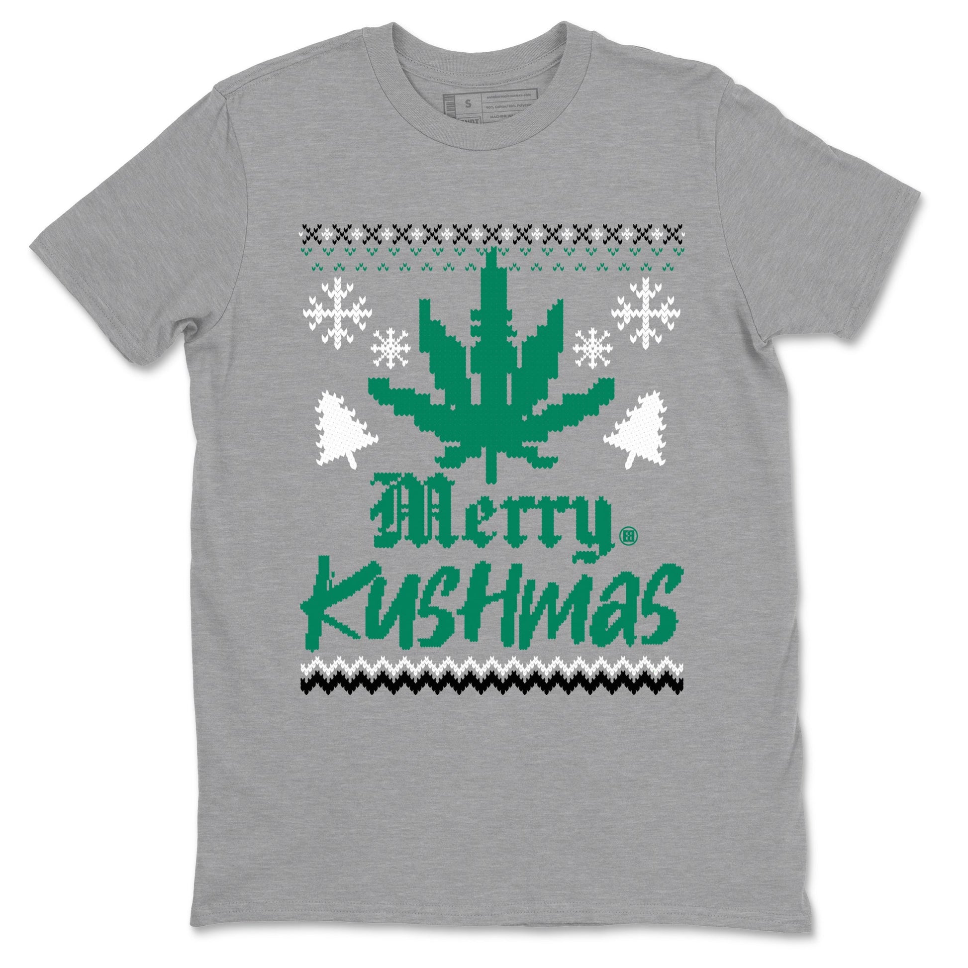 4s Oxidized Green t-shirts to match sneakers Merry Kushmas sneaker match tees Jordan 4 Retro Oxidized Green match shoes to clothes SNRT Sneaker Tees unisex cotton Heather Grey 2 shirts