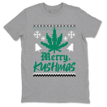 4s Oxidized Green t-shirts to match sneakers Merry Kushmas sneaker match tees Jordan 4 Retro Oxidized Green match shoes to clothes SNRT Sneaker Tees unisex cotton Heather Grey 2 shirts