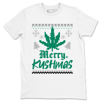 4s Oxidized Green t-shirts to match sneakers Merry Kushmas sneaker match tees Jordan 4 Retro Oxidized Green match shoes to clothes SNRT Sneaker Tees unisex cotton White 2 shirts