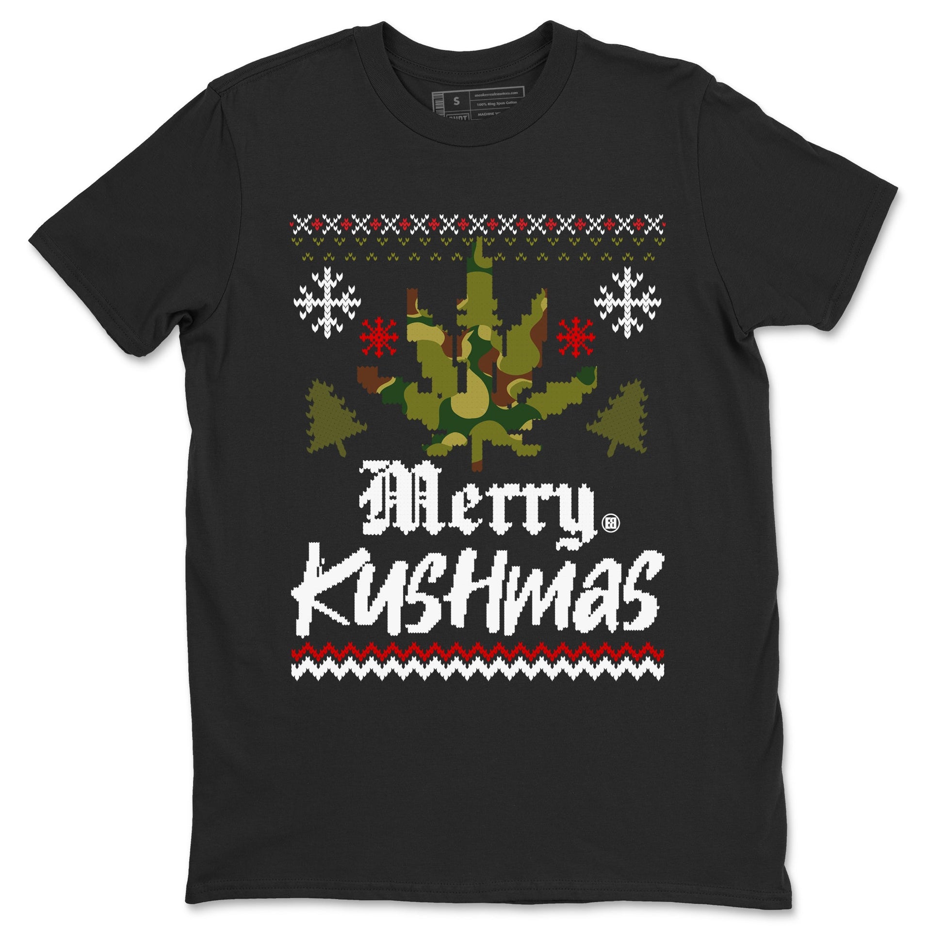 Air Max 90 Reverse Duck Camo t-shirts to match sneakers Merry Kushmas sneaker match tees Air Max 90 Reverse Duck Camo match shoes to clothes SNRT Sneaker Tees unisex cotton Black 2 shirts