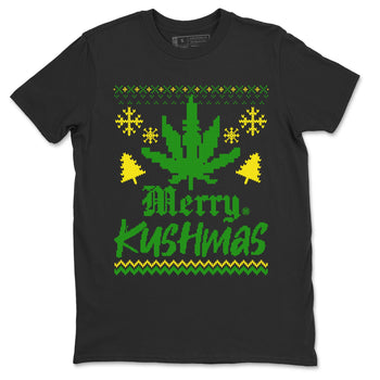 Dunk Reverse Brazil t-shirts to match sneakers Merry Kushmas sneaker match tees Dunk Reverse Brazil match shoes to clothes SNRT Sneaker Tees unisex cotton Black 2 shirts