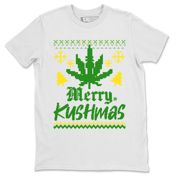 Dunk Reverse Brazil t-shirts to match sneakers Merry Kushmas sneaker match tees Dunk Reverse Brazil match shoes to clothes SNRT Sneaker Tees unisex cotton White 2 shirts