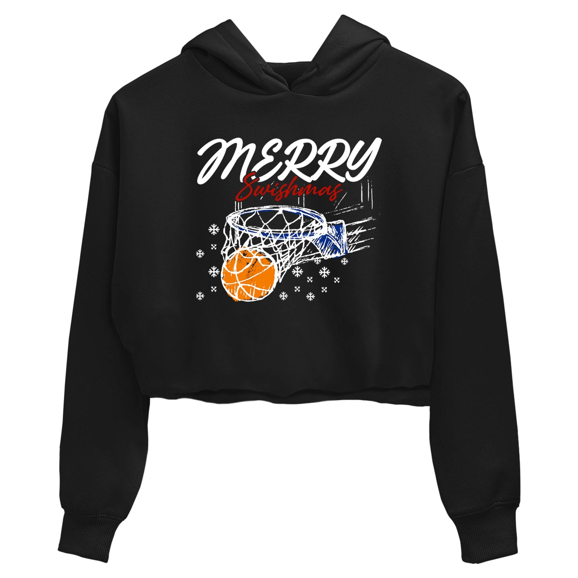 Sneaker Threads – Sneaker Tees To Match Air Jordan 11 Rare Air – Merry Swishmas Crop Tee Black 2. Perfect for Jordan releases 2025 colorways.