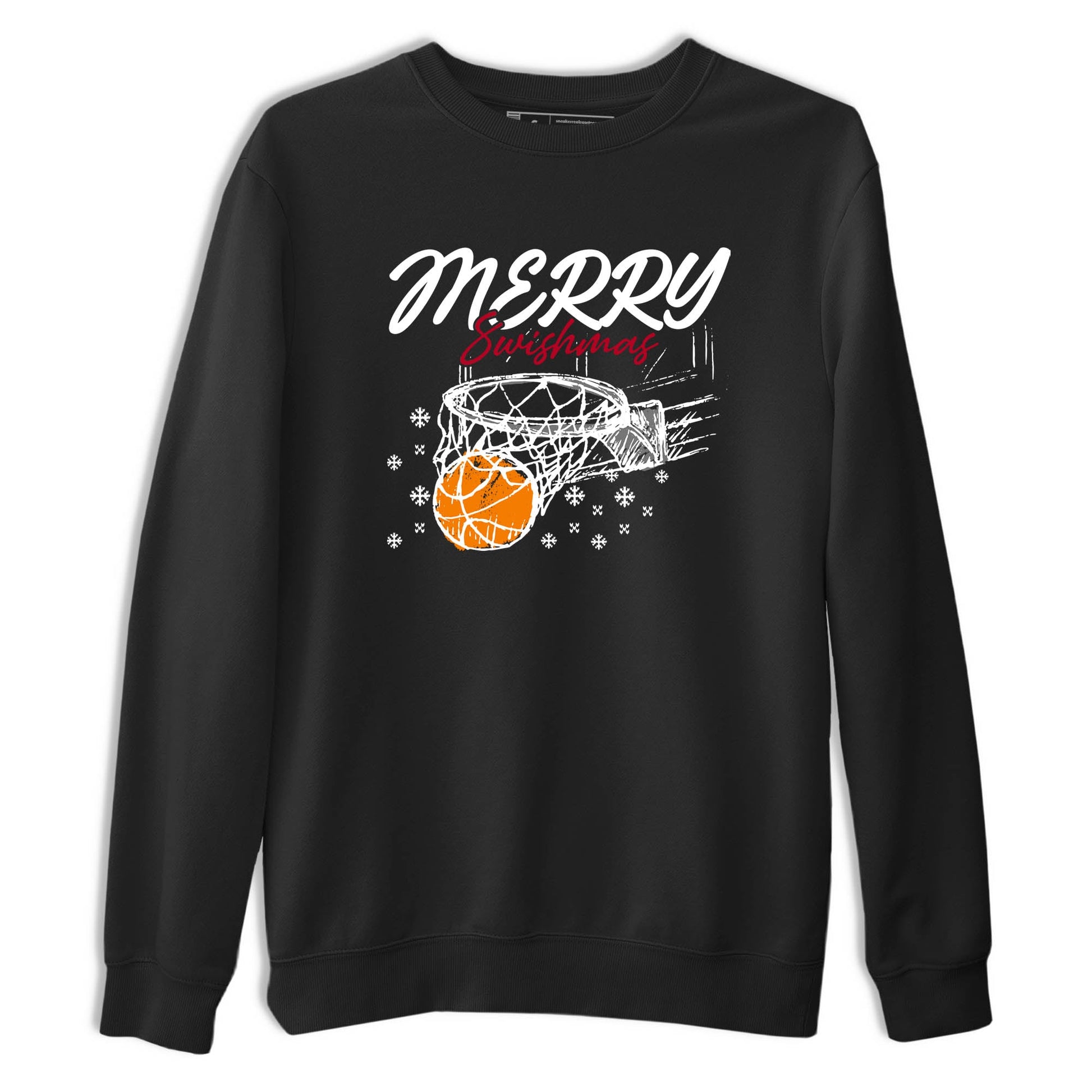 Sneaker Threads – Basketball Graphic T shirt Air Jordan 8 Bunny – Merry Swishmas Graphic Tee Black 2. Perfect for Jordan releases 2025 colorways.