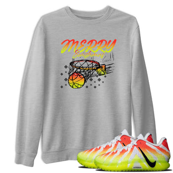 Sneaker Threads – Sneaker Tees To Match Nike JA 3 Under The Christmas Tree – Merry Swishmas Graphic Tee Heather Grey 1. Perfect for Jordan releases 2025 colorways. Perfect for Ja Morant sneaker releases and Christmas 2025 colorways.