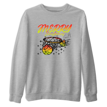 Sneaker Threads – Sneaker Tees To Match Nike JA 3 Under The Christmas Tree – Merry Swishmas Graphic Tee Heather Grey 2. Perfect for Jordan releases 2025 colorways. Perfect for Ja Morant sneaker releases and Christmas 2025 colorways.
