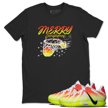 Sneaker Threads – Sneaker Tees To Match Nike JA 3 Under The Christmas Tree – Merry Swishmas Graphic Tee Black 1. Perfect for Jordan releases 2025 colorways. Perfect for Ja Morant sneaker releases and Christmas 2025 colorways.