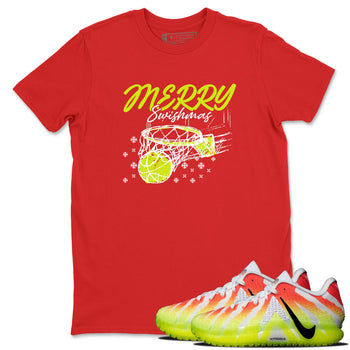 Sneaker Threads – Sneaker Tees To Match Nike JA 3 Under The Christmas Tree – Merry Swishmas Graphic Tee Red 1. Perfect for Jordan releases 2025 colorways. Perfect for Ja Morant sneaker releases and Christmas 2025 colorways.