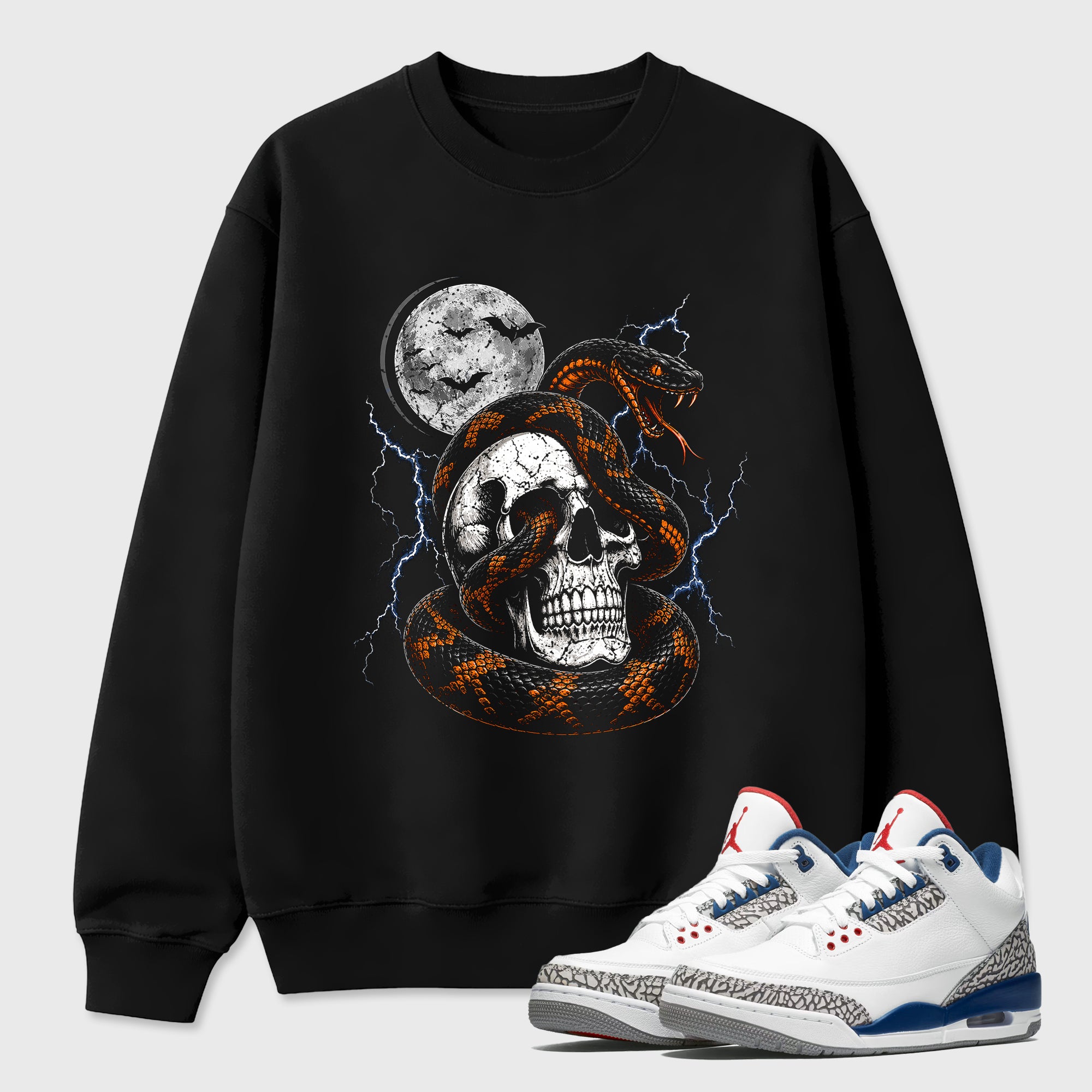 Midnight Coil Graphic T-Shirt featuring original streetwear artwork designed to match the Halloween. Black 1 Graphic Tee.
