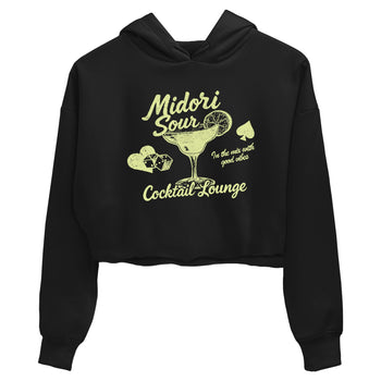 Sneaker match tees – Streetwear Graphic Tees Air Jordan 5 Luminous Green Sneakers – Midori Sour Graphic Crop T-Shirt Black 2