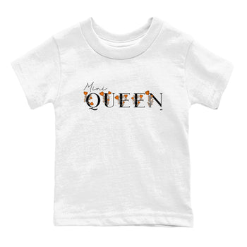 3s Georgia Peach shirt to match jordans Mini Queen sneaker tees Air Jordan 3 Georgia Peach SNRT sneaker release tees baby toddler White 2 cotton Shirt