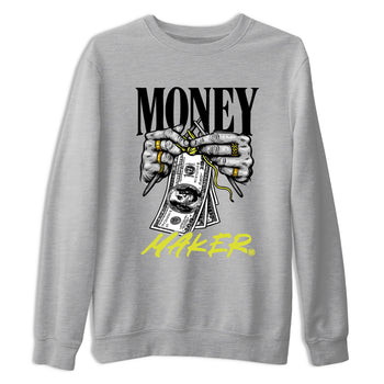 Money Maker sneaker match t-shirt styled to complete your fit with the Air Max 90 Cyber sneakers, shown in Heather Grey 2.
