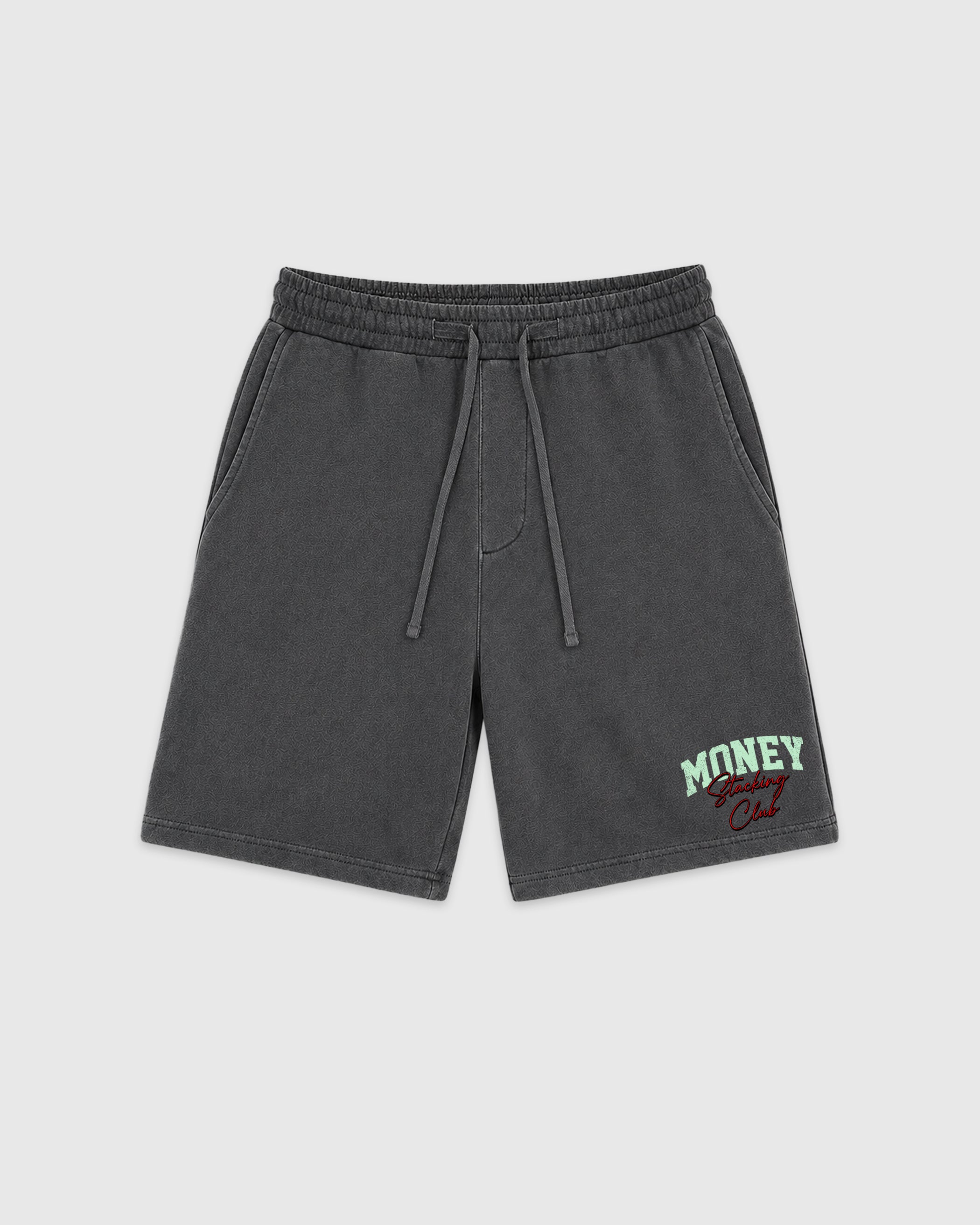 The Money Stacking Club graphic fleece shorts deliver a relaxed streetwear look with premium fleece comfort and bold graphic details, designed to match the Air Jordan 5 Halloween and complete your sneaker rotation.