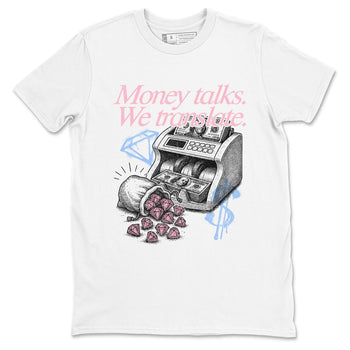 Sneaker match tees – Sneaker Tees To Match Air Jordan 5 35th Anniversary Shoes – Money Talks We Translate Tee White 2