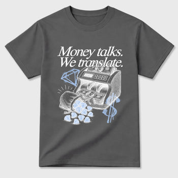 Sneaker match tees – Sneaker Tees To Match Air Jordan 5 White Metallic Shoes – Money Talks We Translate Tee Cool Grey 2