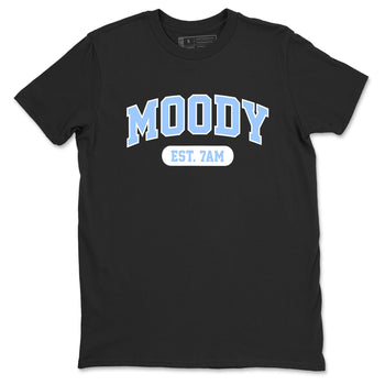 Moody sneaker match t-shirt styled to complete your fit with the Air Jordan 4 Aluminum sneakers, shown in Black 2.