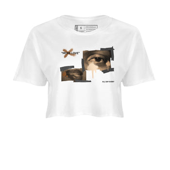 Foams One Metallic Copper shirts to match jordans More Love sneaker match tees Air Foamposite One Metallic Copper match shoes to clothes SNRT Sneaker Tees unisex cotton White 2 crop tee