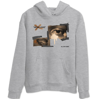 Foams One Metallic Copper shirts to match jordans More Love sneaker match tees Air Foamposite One Metallic Copper match shoes to clothes SNRT Sneaker Tees unisex cotton Heather Grey 2 shirts