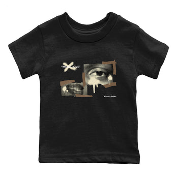 1s Low OG Mocha shirts to match jordans More Love sneaker match tees Air Jordan 1 Mocha match shoes to clothes SNRT Sneaker Tees Youth Baby Black 2 tee