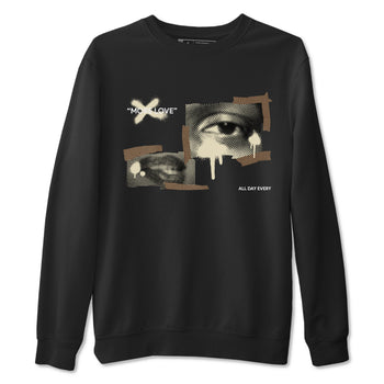 1s Low OG Mocha shirts to match jordans More Love sneaker match tees Air Jordan 1 Mocha match shoes to clothes SNRT Sneaker Tees unisex cotton Black 2 shirts