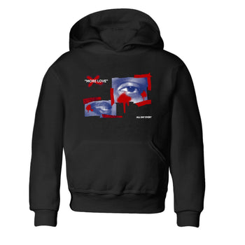 1s Rare Air shirts to match jordans More Love sneaker match tees Air Jordan 1 High OG Rare Air Deep Royal Blue match shoes to clothes SNRT Sneaker Tees Youth Baby Black 2 tee