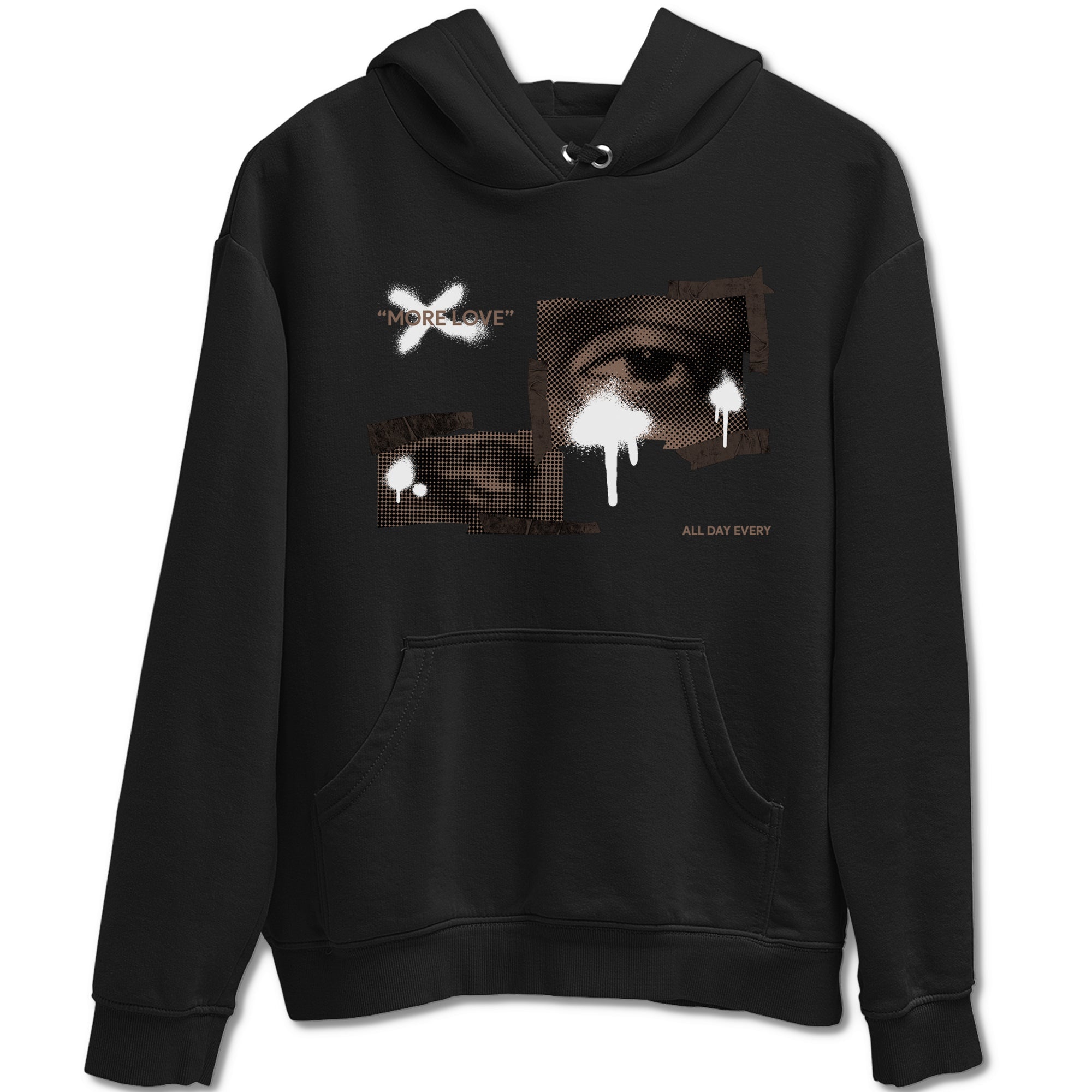 Air Jordan 1 Travis Scott Velvet Brown shirts to match jordans More Love sneaker match tees Travis Scott x Air Jordan 1 Low OG Velvet Brown best t shirts to wear with jordans SNRT Sneaker Tees unisex cotton Black 2 shirts