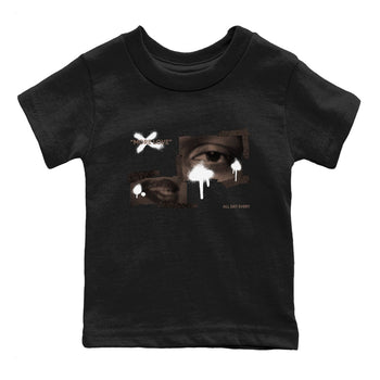 Air Jordan 1 Travis Scott Velvet Brown shirts to match jordans More Love sneaker match tees Travis Scott x Air Jordan 1 Low OG Velvet Brown best t shirts to wear with jordans SNRT Sneaker Tees Youth Baby Black 2 tee