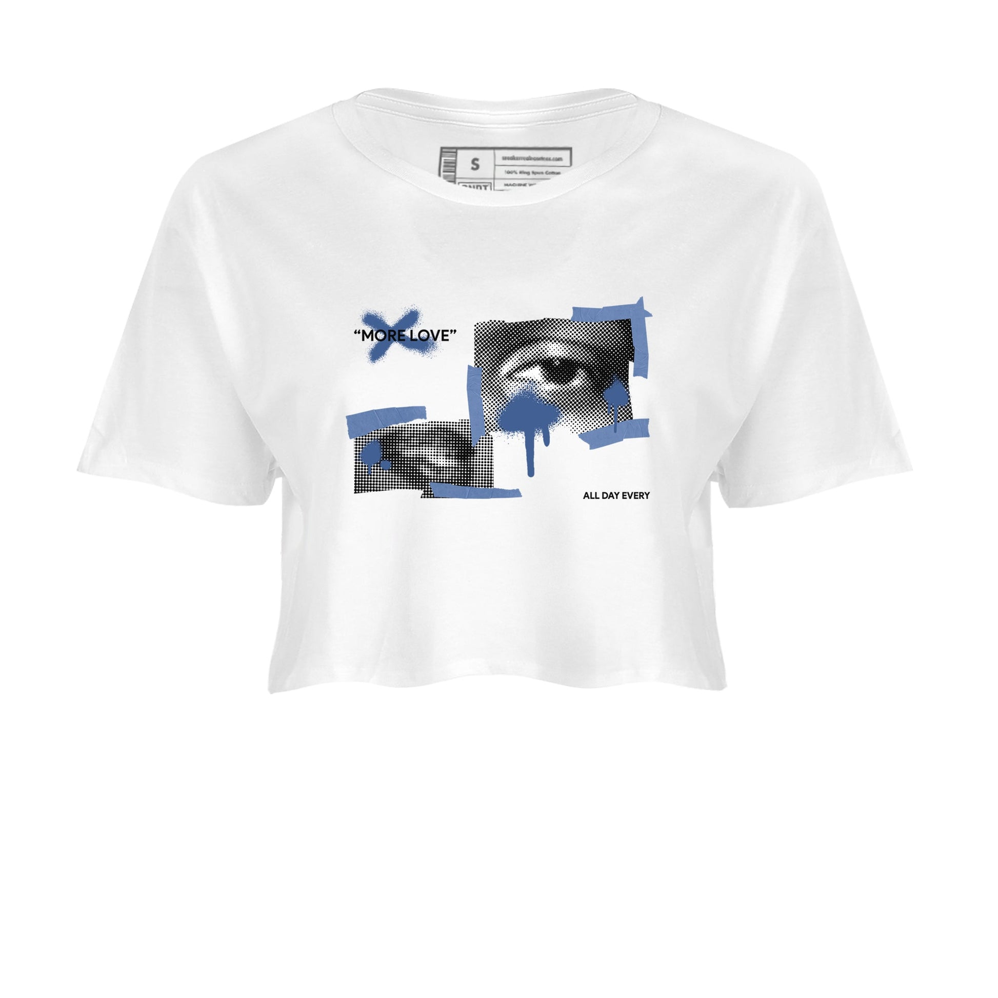 11s Diffused Blue Shirts To Match Jordans More Love sneaker match tees Air Jordan 11 Diffused Blue Tee SNRT Sneaker Release Tees unisex cotton White 2 Crop Shirts