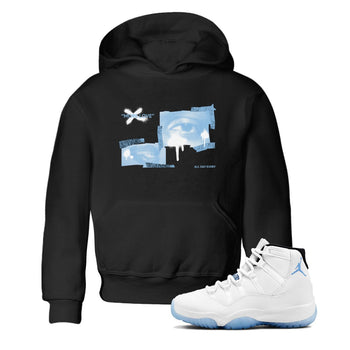 11s Retro Legend Blue shirts to match jordans More Love sneaker match tees Air Jordan 11 Legend Blue best t shirts to wear with jordans SNRT Sneaker Tees Youth Baby Black 1 tee