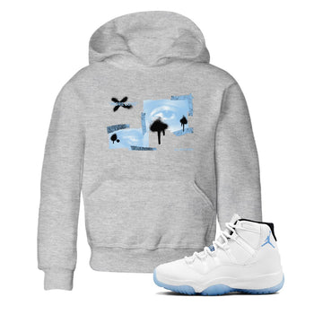 11s Retro Legend Blue shirts to match jordans More Love sneaker match tees Air Jordan 11 Legend Blue best t shirts to wear with jordans SNRT Sneaker Tees Youth Baby Heather Grey 1 tee