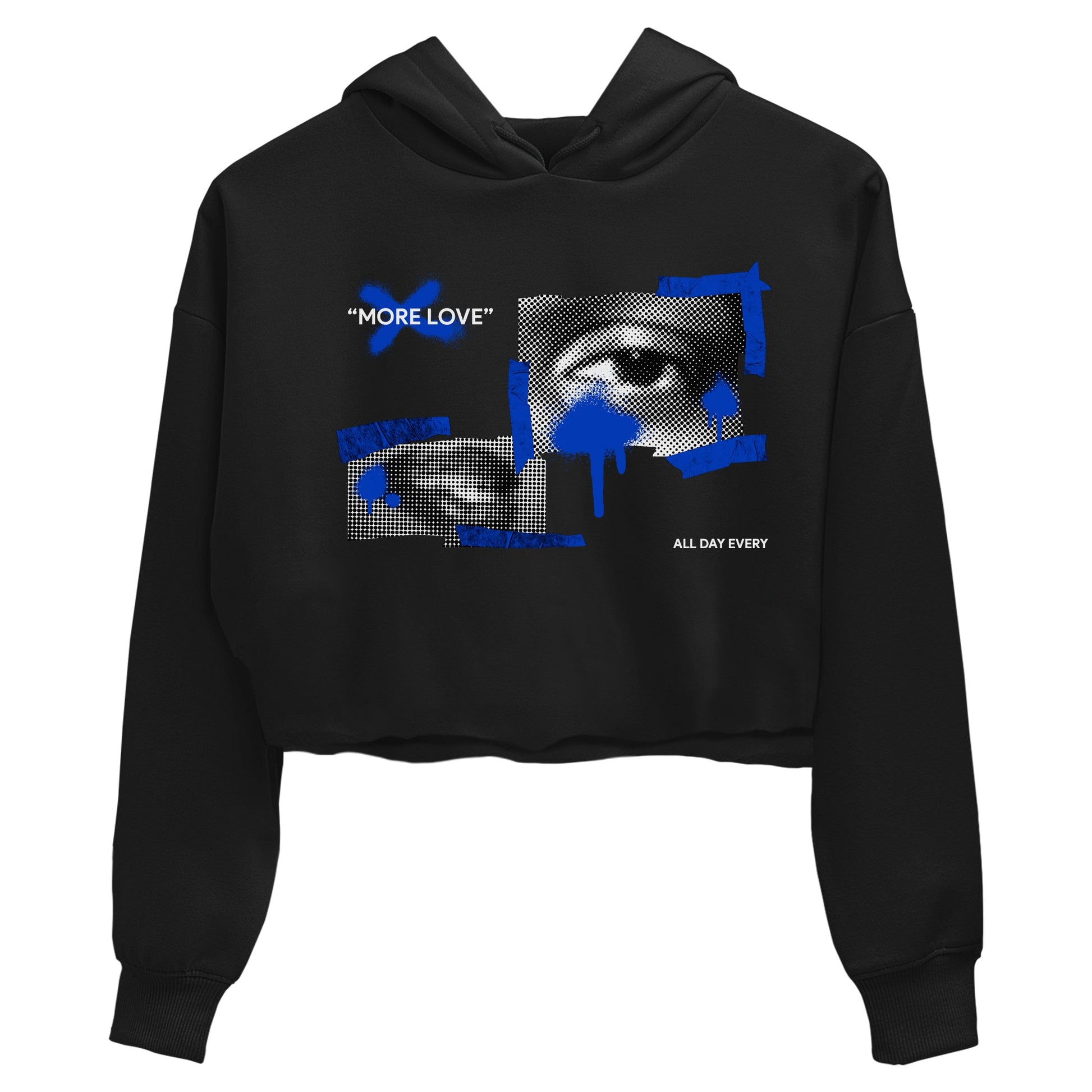 12s Blueberry shirts to match jordans More Love best t shirts to wear with jordans AJ12 White and Game Royal match shoes to clothes SNRT Sneaker Tees unisex cotton Black 2 crop tee
