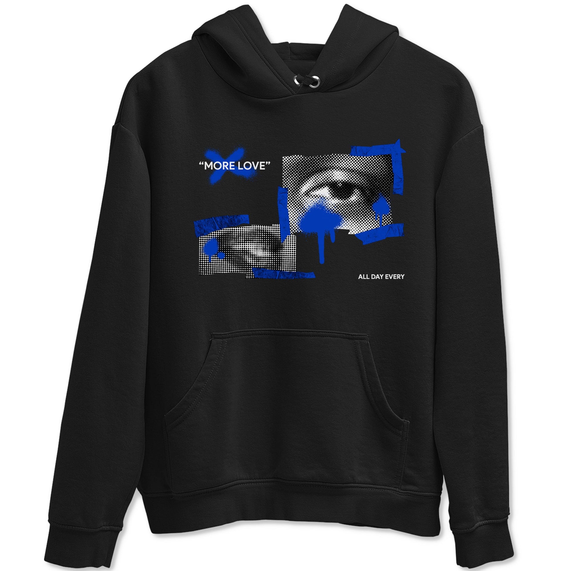 12s Blueberry shirts to match jordans More Love best t shirts to wear with jordans AJ12 White and Game Royal match shoes to clothes SNRT Sneaker Tees unisex cotton Black 2 shirts