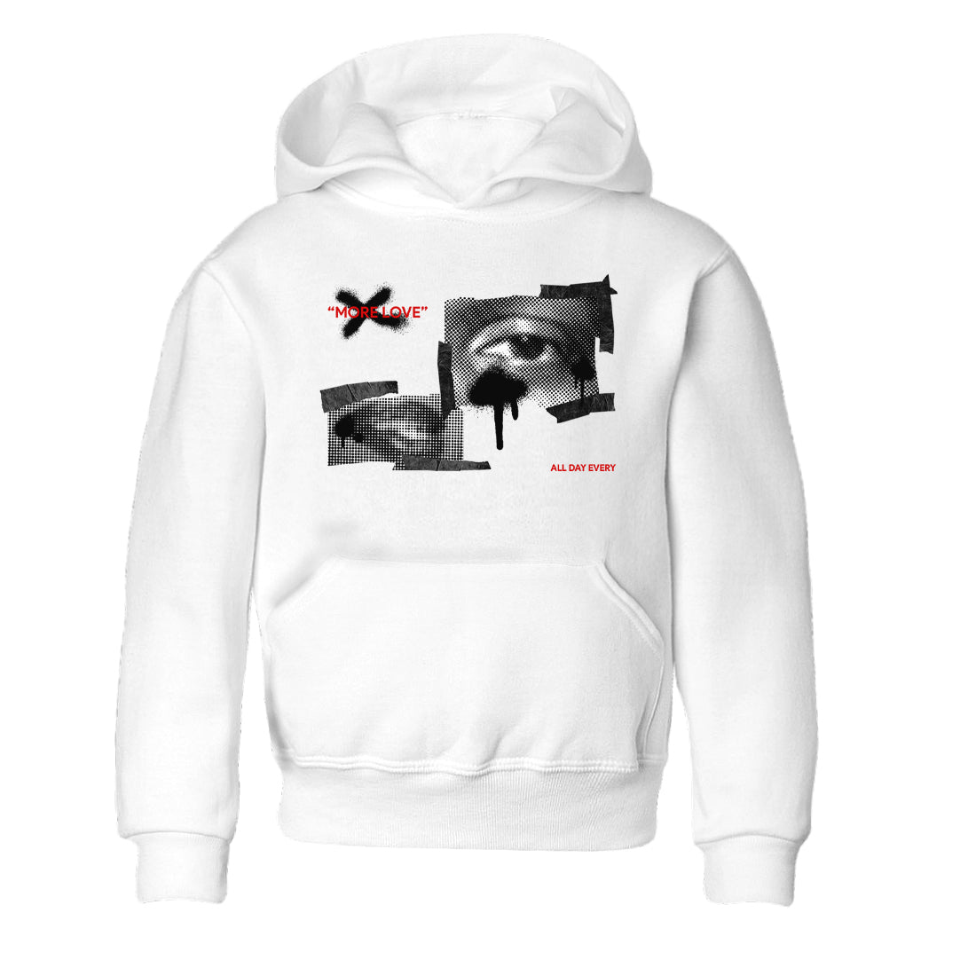 14s Black Toe shirts to match jordans More Love graphic tees Air Jordan 14 Black Toe t shirts to match sneakers SNRT Sneaker Tees Youth Baby White 2 tee