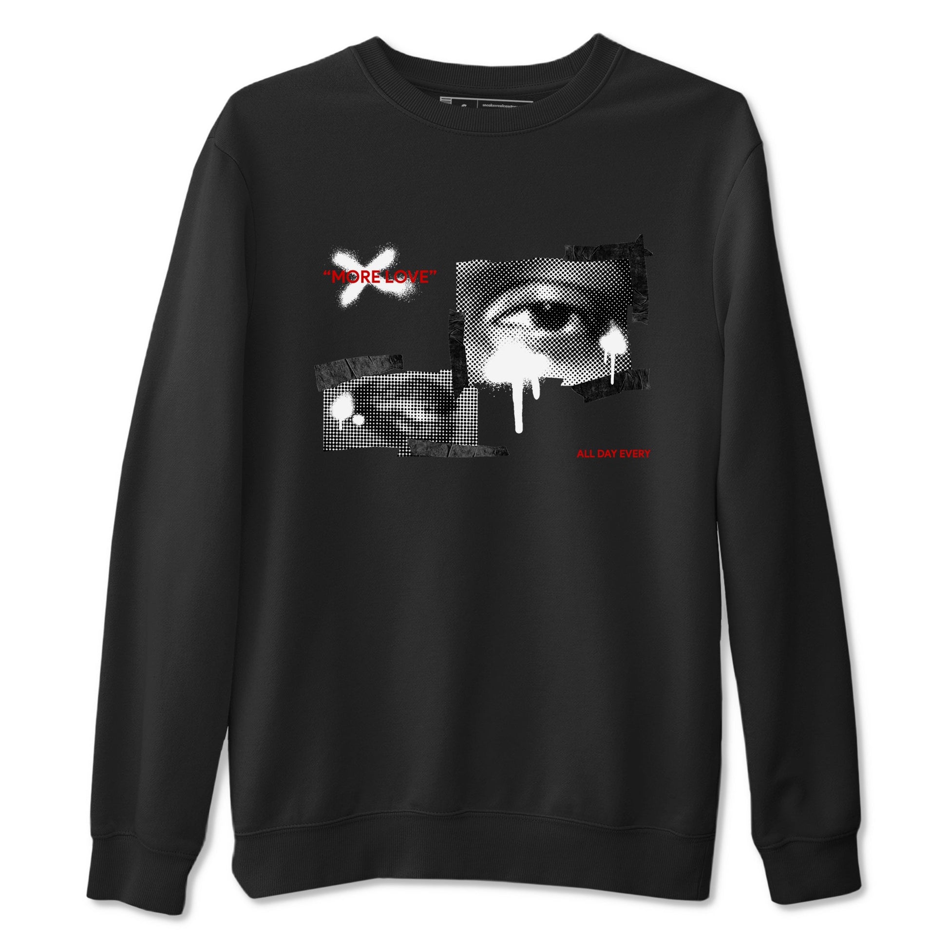 14s Black Toe shirts to match jordans More Love graphic tees Air Jordan 14 Black Toe t shirts to match sneakers SNRT Sneaker Tees unisex cotton Black 2 shirts